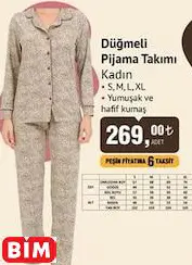 DÜĞMELİ PİJAMA TAKIMI KADIN DÜĞMELİ PİJAMA TAKIMI KADIN